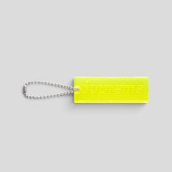Supreme Reflective Keychain in Yellow