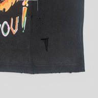 Satoshi Nakamoto No Savior Tee in Washed Black