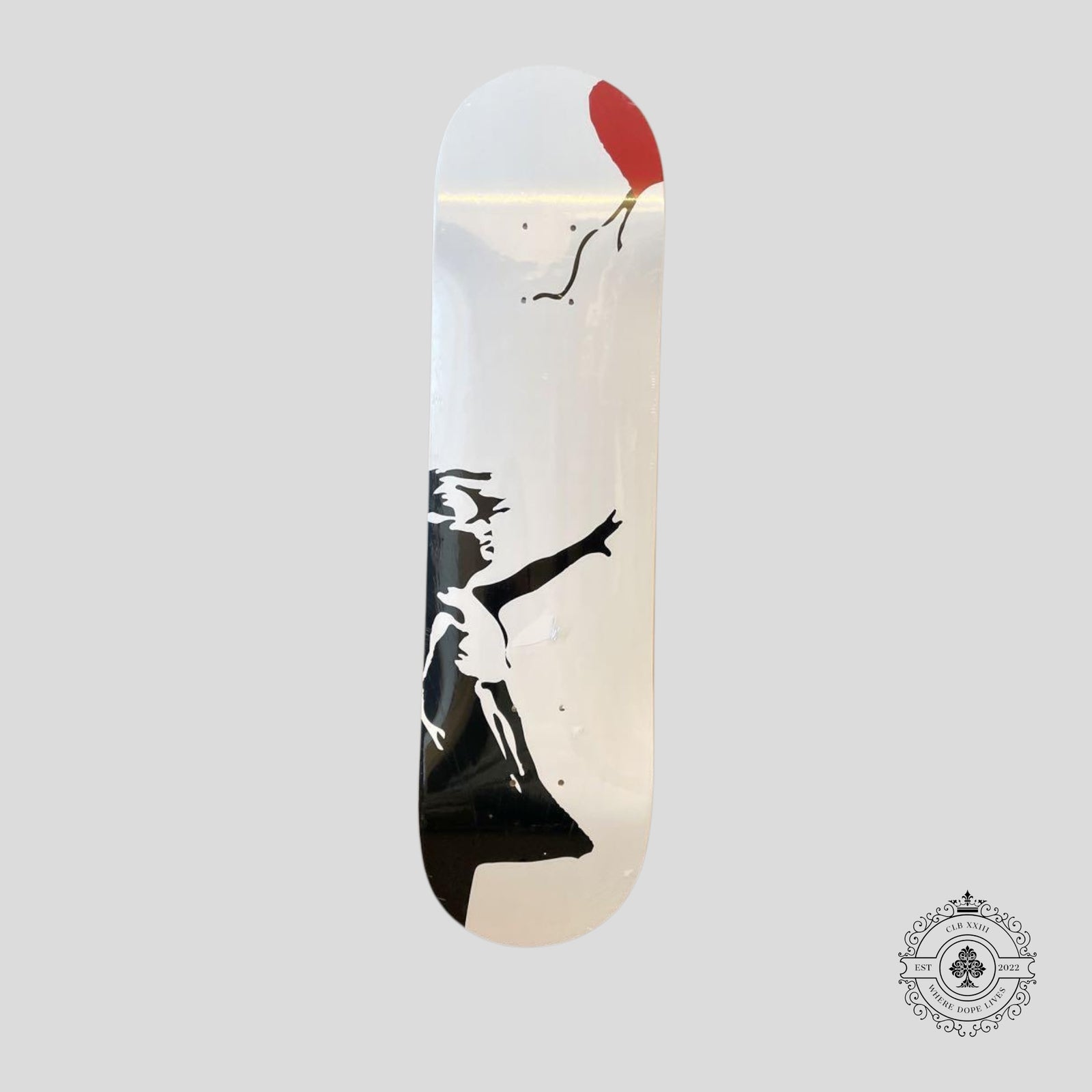 Banksy Girl With Balloon Skate Deck