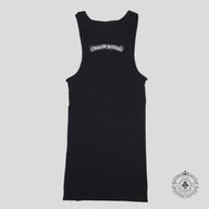 Chrome Hearts Neck Script Logo Tank Top in Black