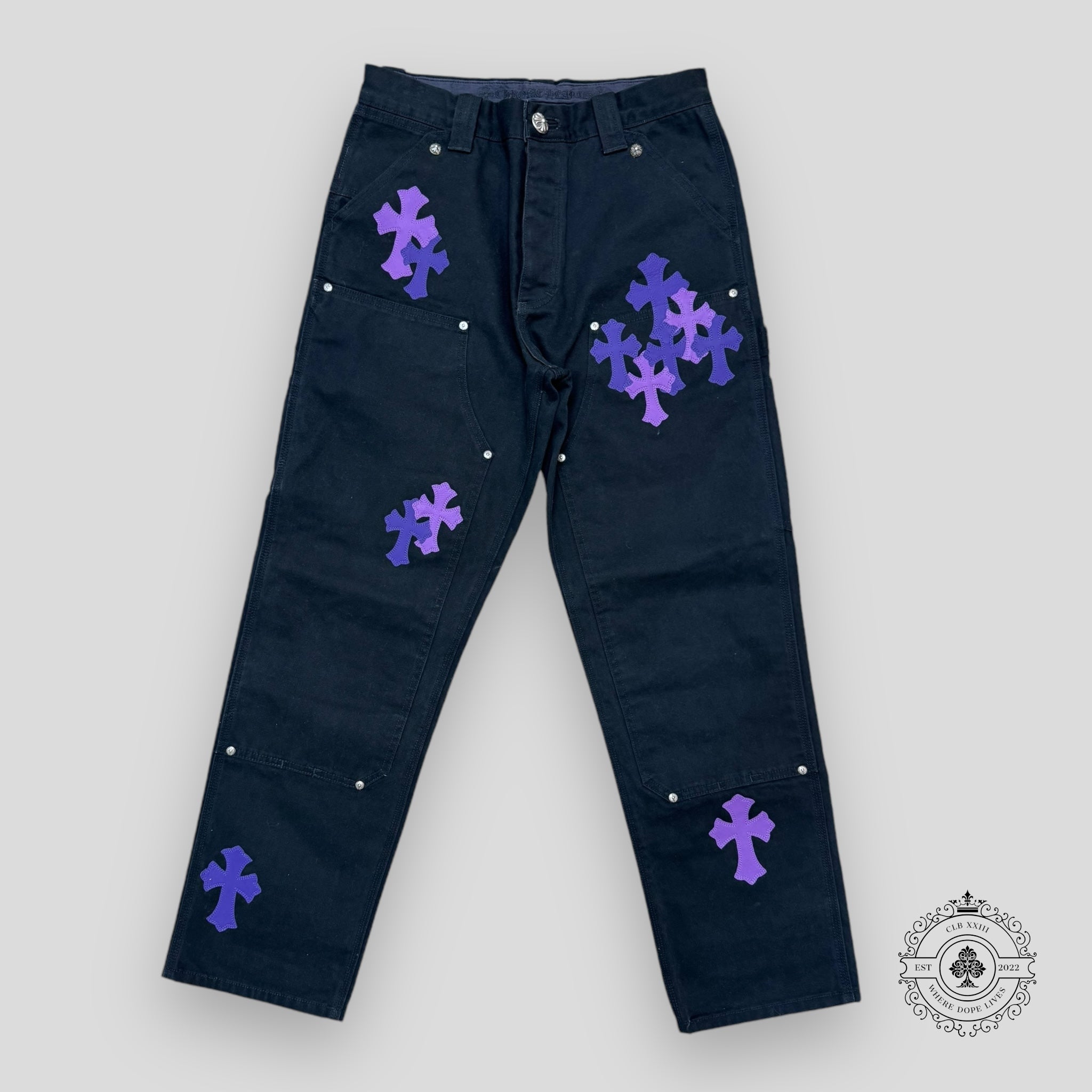 Chrome Hearts Double Knee Carpenter Pants
