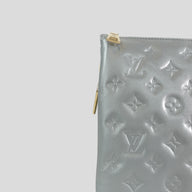 Louis Vuitton Coussin PM Handbag in Silver/Red