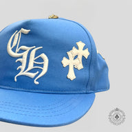 Chrome Hearts Cross Patch Hat in Carolina Blue