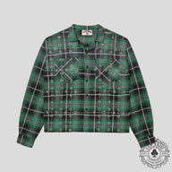 Vale Forever Grinch Gems Flannel in Green