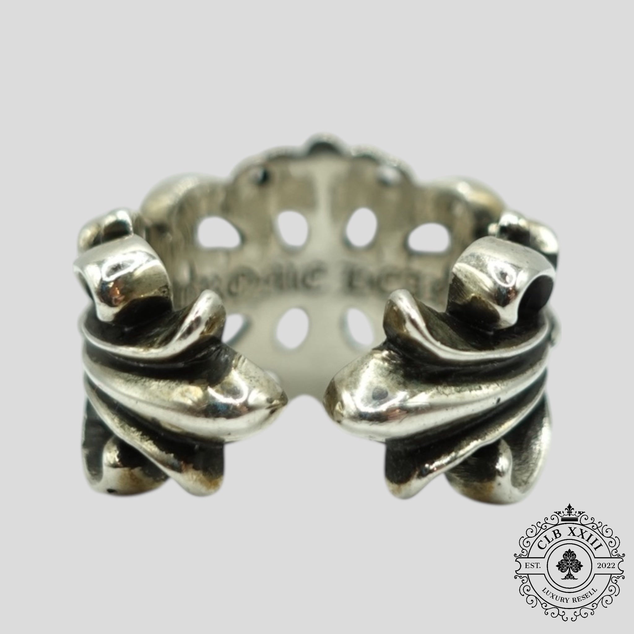 Chrome Hearts Double Floral Ring