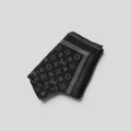Louis Vuitton Monogram Shine Shawl in Black