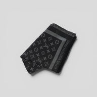 Louis Vuitton Monogram Shine Shawl in Black