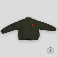 Balenciaga Faux Fur Zip-Up Hoodie in Black / White
