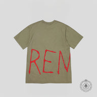 Supreme Painted T-Shirt in Olive Green