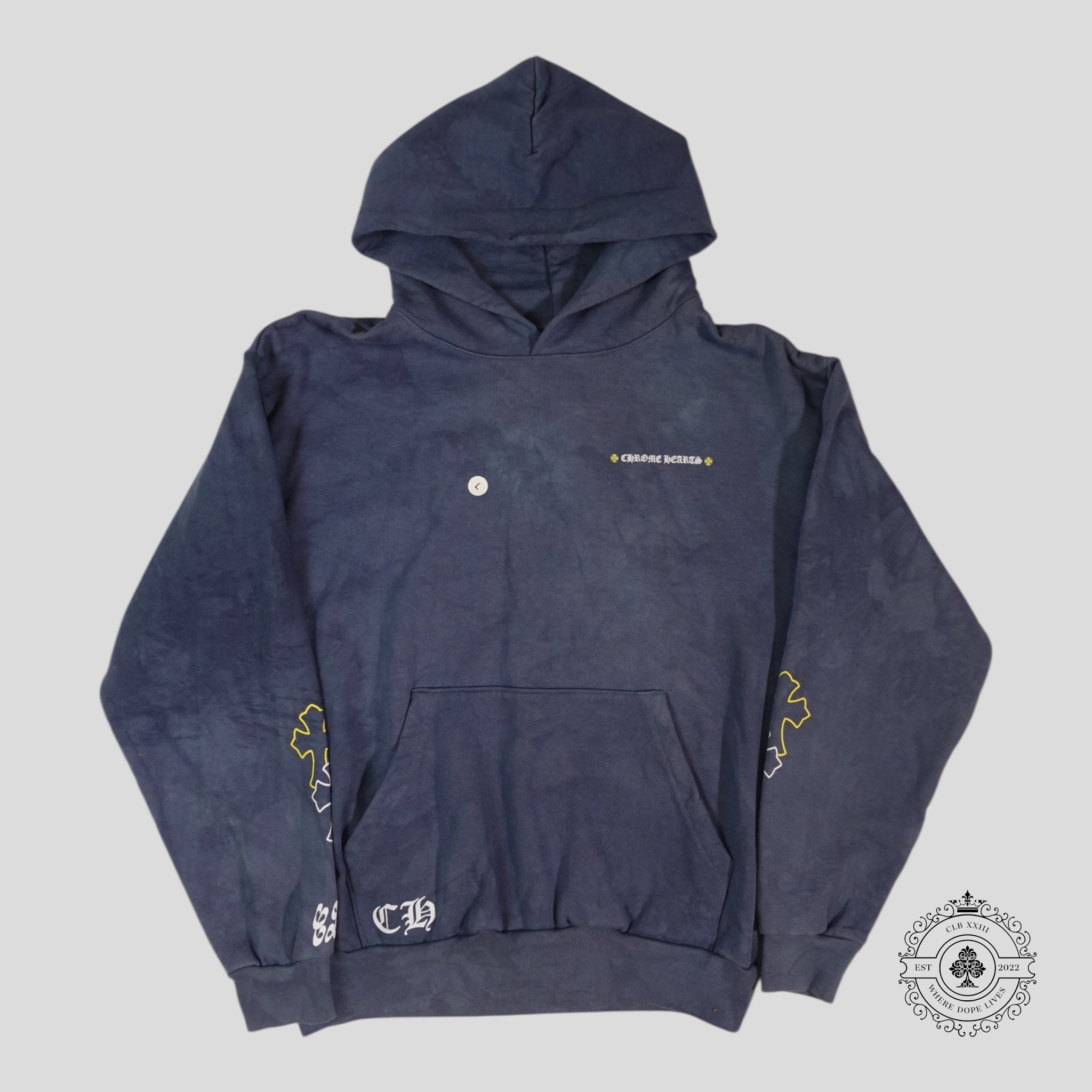 Chrome Hearts Certified Chrome Hoodie in Blue