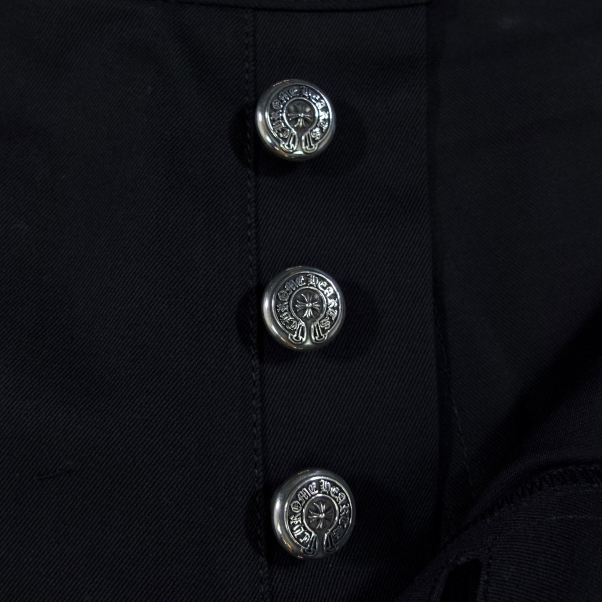 Chrome Hearts Double Knee Chino Pants in Black