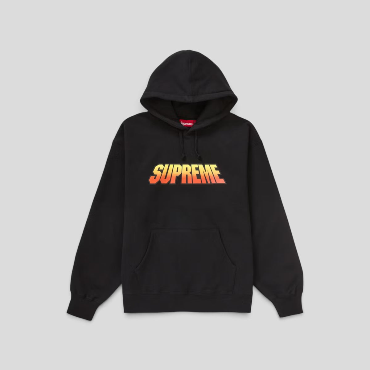 Supreme Gradient Hooded Sweatshirt in Black