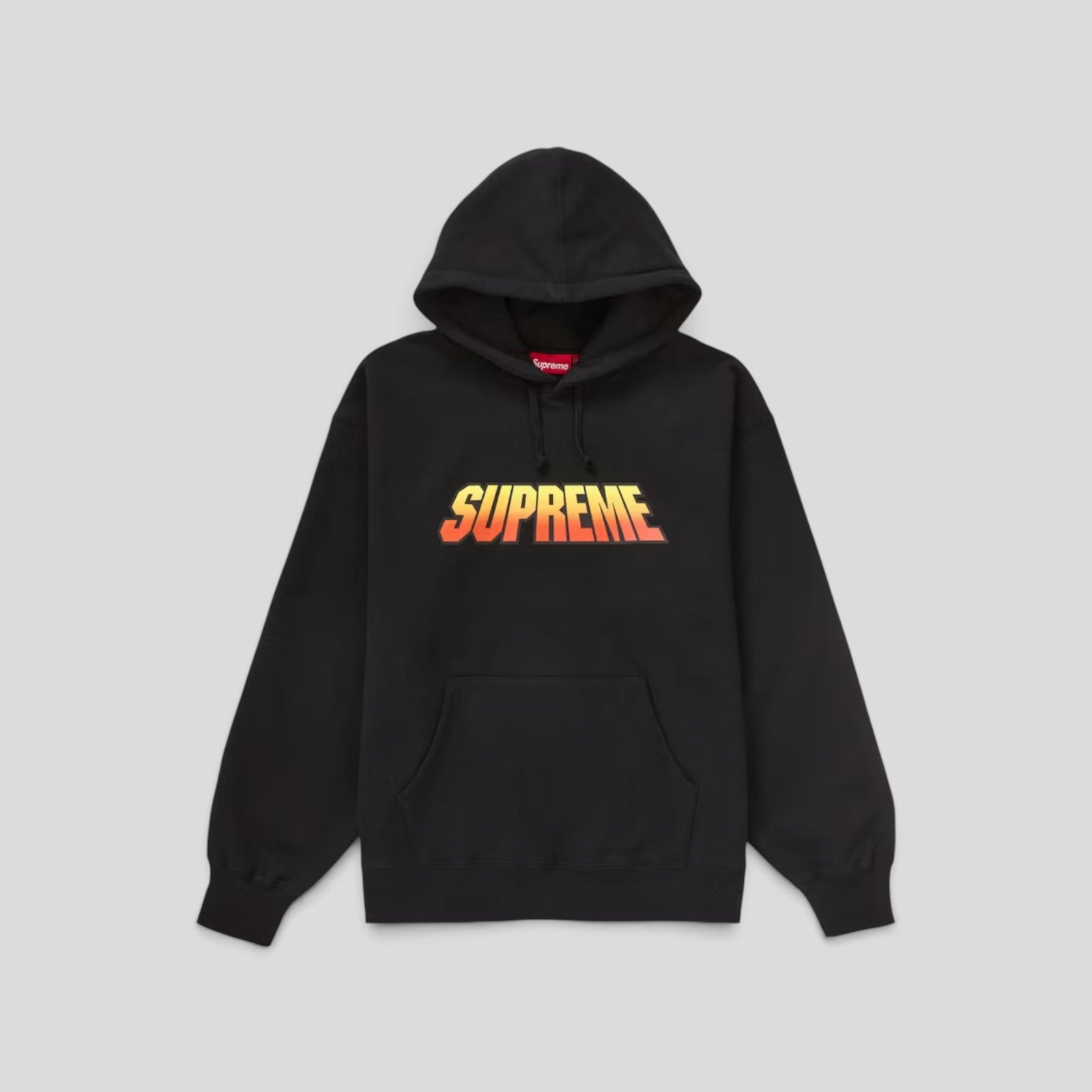Supreme Gradient Hooded Sweatshirt in Black