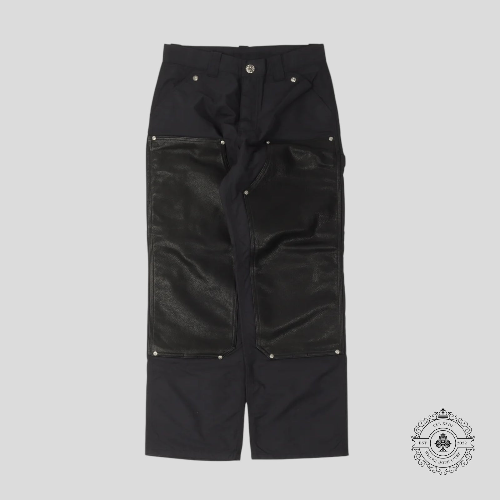 Chrome Hearts Hard Labor Double Knee Carpenter Pants