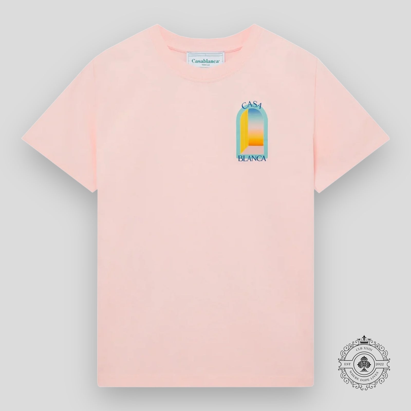 Casablanca L'arc Colore Tee in Pink
