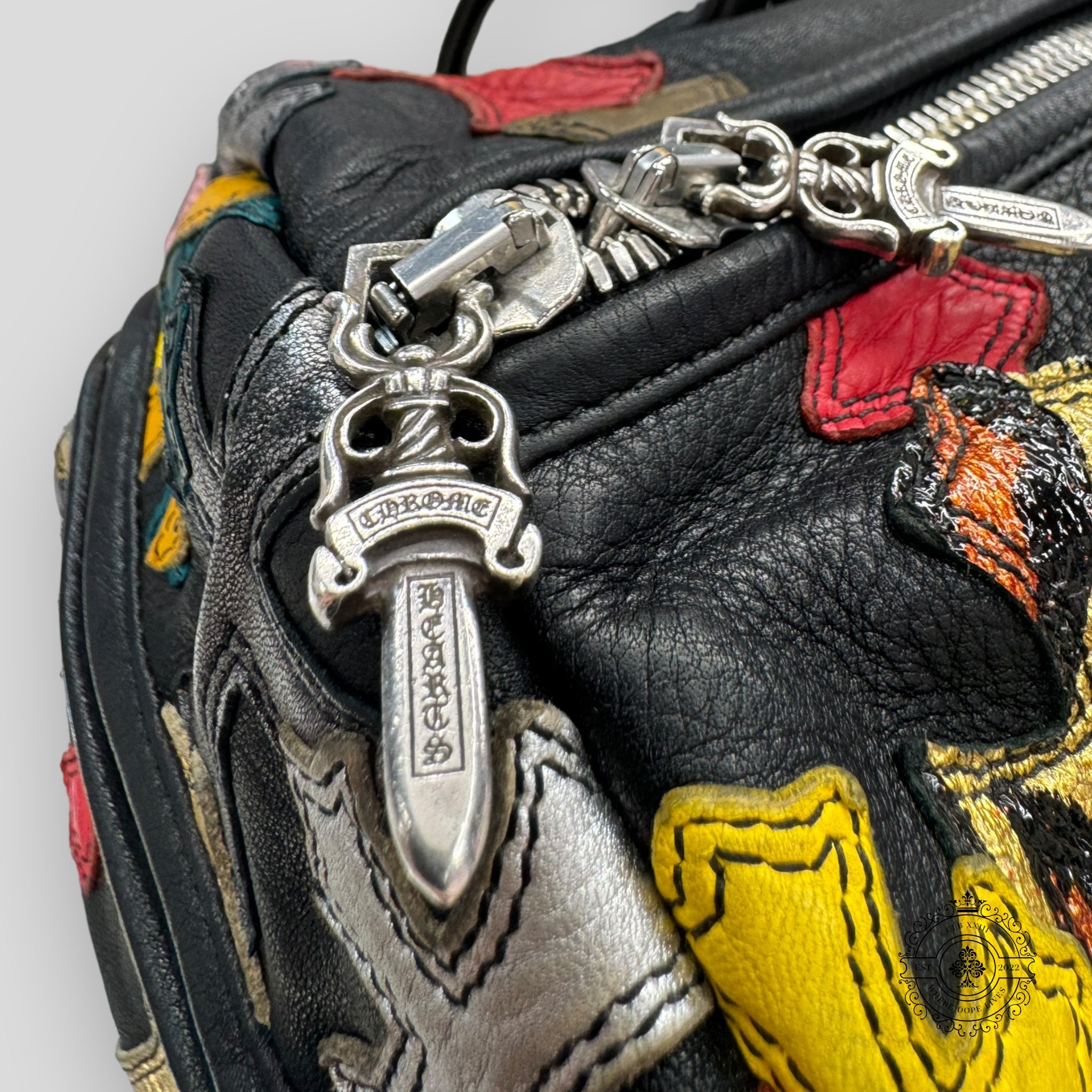 Chrome Hearts Multi-Color Cross Patch Mini Duffle