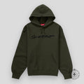 Supreme Futura Hooded Sweatshirt in Dark Olive