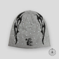 Hellstar Flame Beanie in Grey