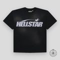 Hellstar Sport Logo Gel T-shirt in Black / Glitter