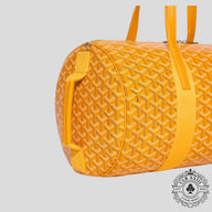 Goyard Barrel 40 Sports Bag in Yellow