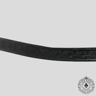 Chrome Hearts Leather Cross Patch Belt Strap