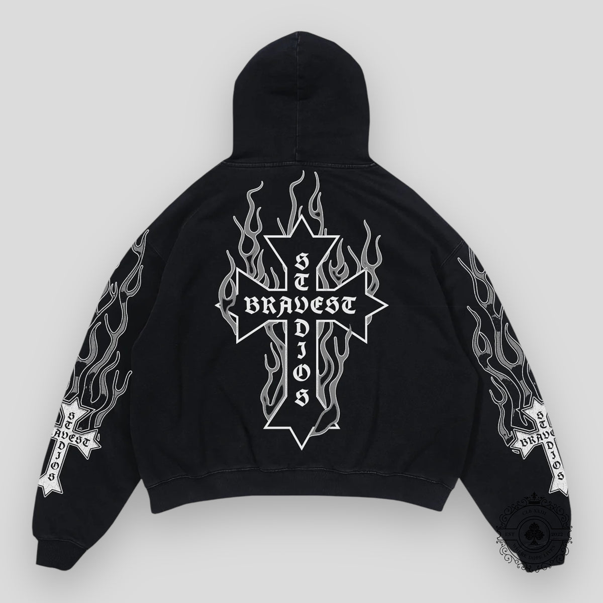 Bravest Studios Eternal Hoodie in Grey