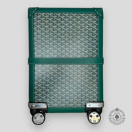 Goyard Bourget PM Trolley Travel Case in Green