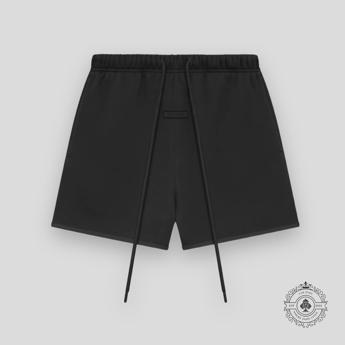 Fear Of God Essentials Sweat Shorts in Jet Black