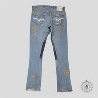 Chrome Hearts x Gallery Dept. Leopard Cross Patch Jeans