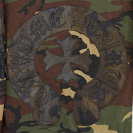 Chrome Hearts Vintage Cross Patch Thermal Zip Up Hoodie