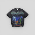 Vale Forever Skyline Bling Tee in Washed Black