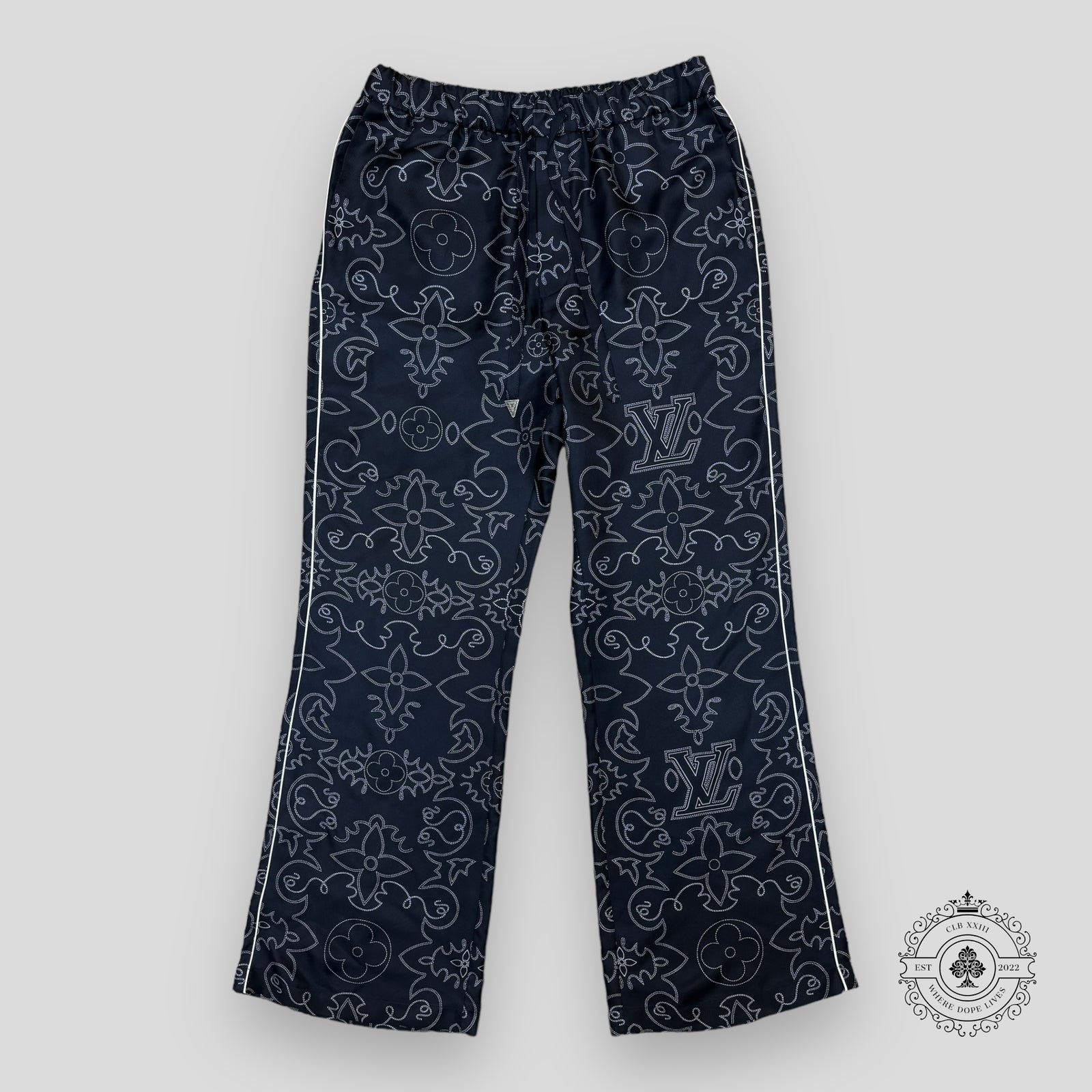 Louis Vuitton Printed Silk Pyjama Pants