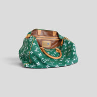 Louis Vuitton Speedy P9 Bandoulière Calfskin Bag, handle detail view