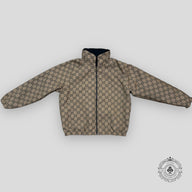 Gucci Reversible Monogrammed Shell Hooded Jacket