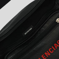 Balenciaga Leather Logo Waist Bag