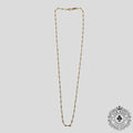 Chrome Hearts 22K Gold Twist 20 Inch Necklace