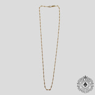 Chrome Hearts 22K Gold Twist 20 Inch Necklace