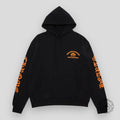 Chrome Hearts Triple Cross Hoodie- Black/Orange