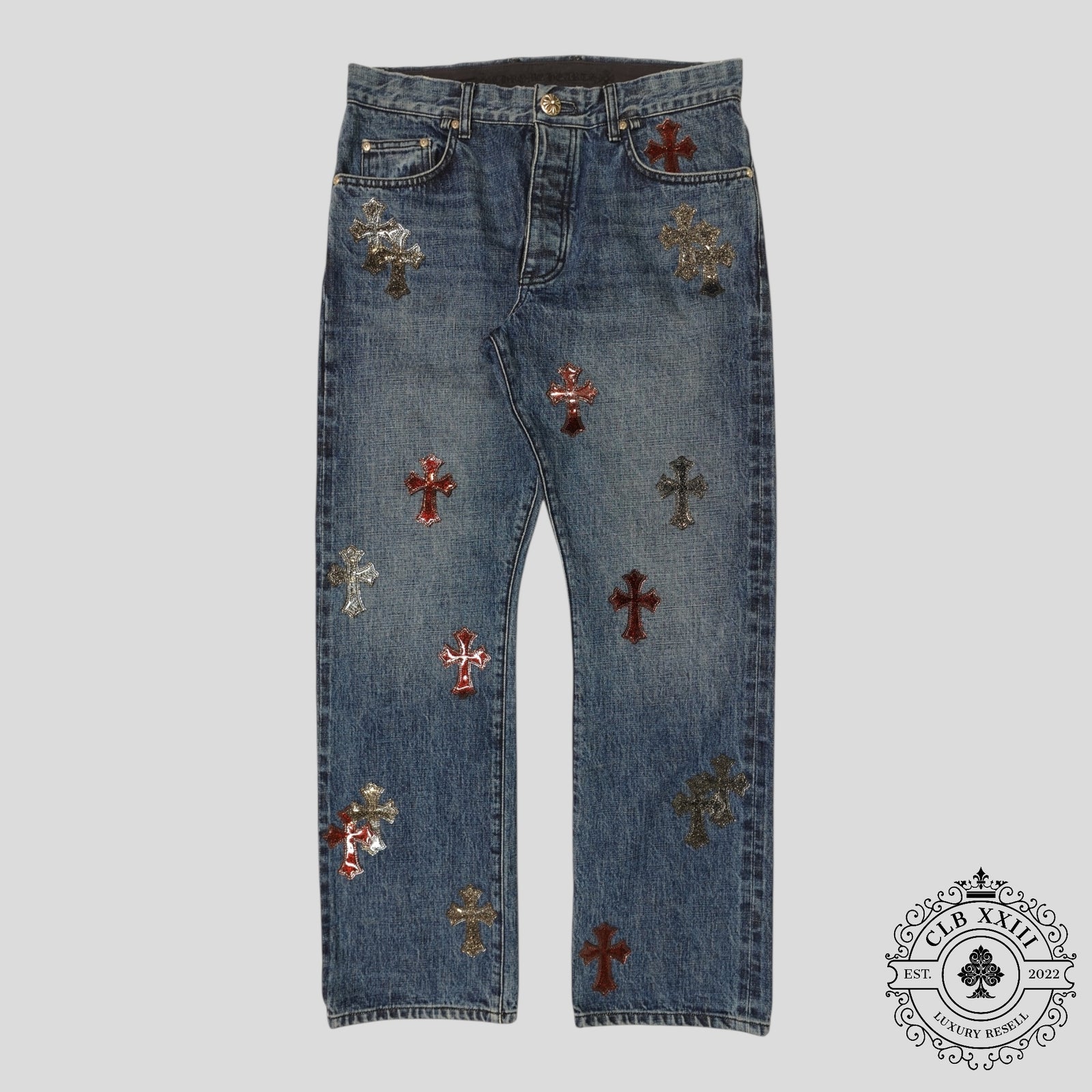 Chrome Hearts Gel Patch Turbo Diesel Jeans