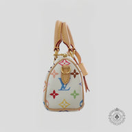 Louis Vuitton x Takashi Murakami Nano Speedy in White