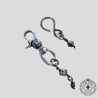 Chrome Hearts Dice & Cross Ball Wallet Chain