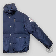 Monclar Qulited Puffer Coat in Navy Blue