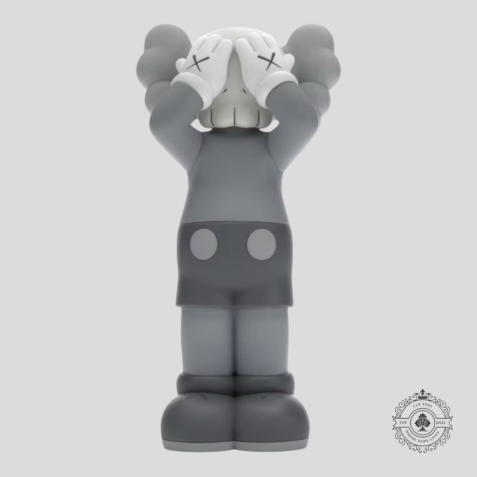 Kaws Vinyl Figure Holiday: United Kingdom in Grey