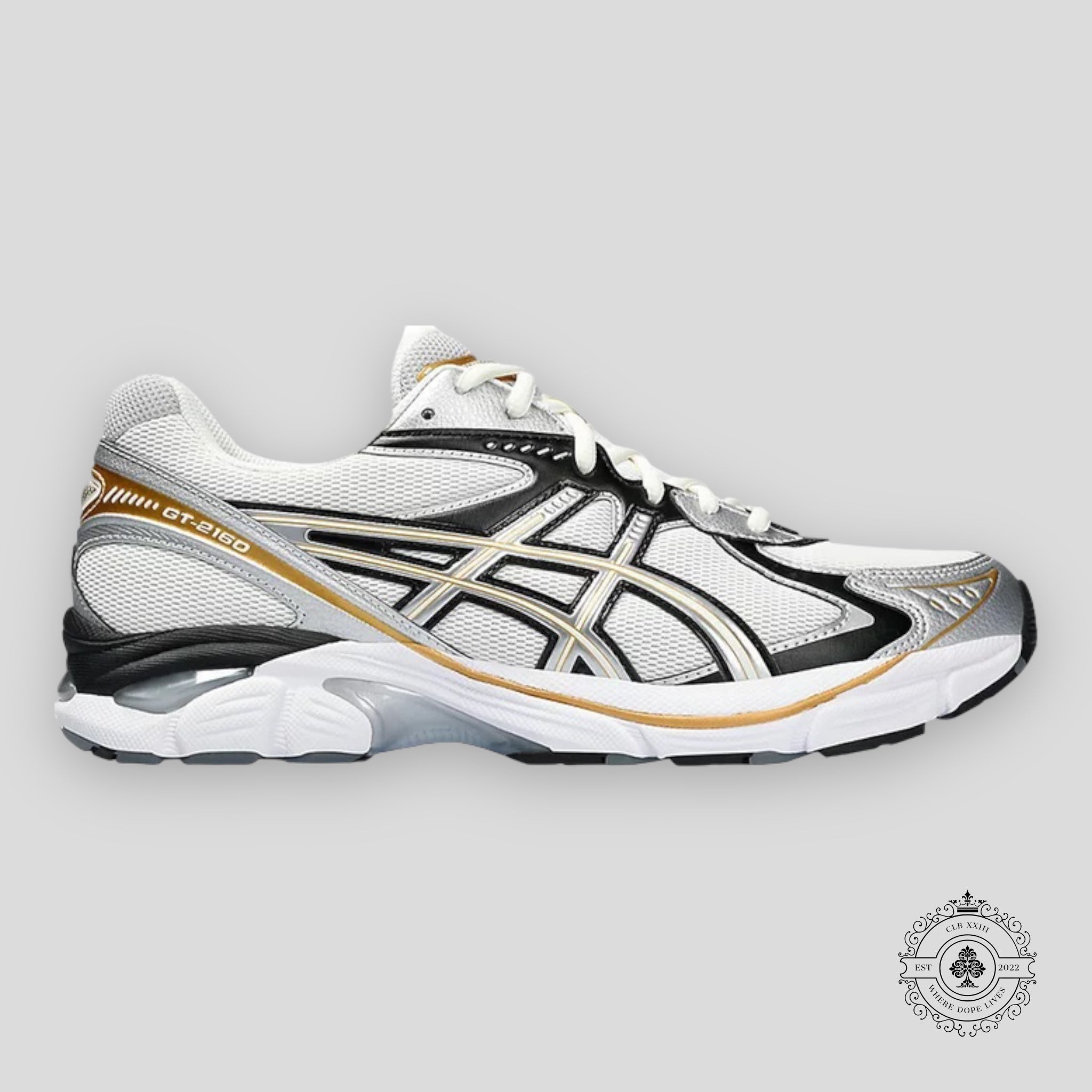 ASICS GT-2160 White Pure Silver Gold