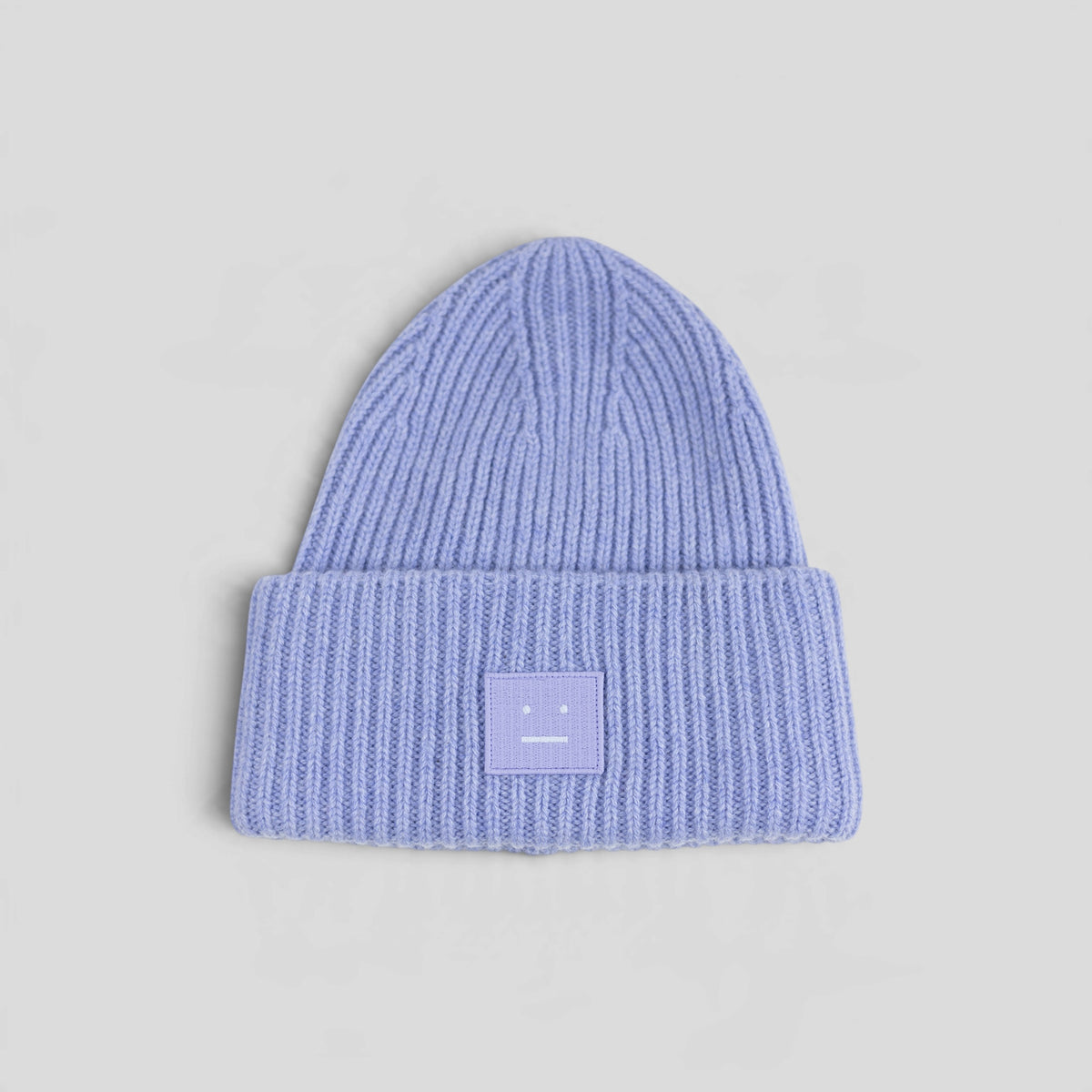 Acne Studio Large Face Beanie in Baby Blue