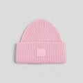 Acne Studio Large Face Beanie in Bright Pink