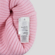Acne Studio Large Face Beanie in Bright Pink
