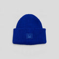 Acne Studio Large Face Beanie in Cobalt