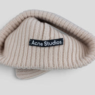Acne Studio Large Face Beanie in Dusty Pink