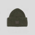 Acne Studio Large Face Beanie in Green